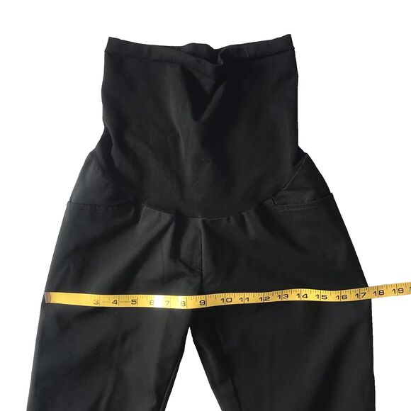 A Pea in the Pod Maternity Pants Black Womens XS SECRET FIT BELLY Panel Bootcut - Picture 9 of 12